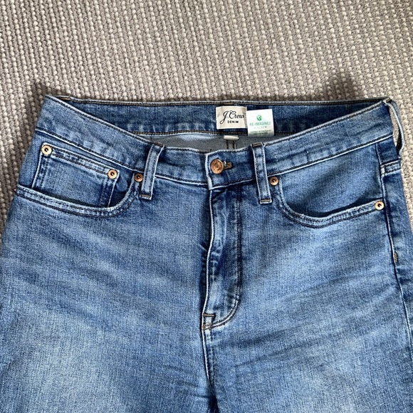 J Crew Billie Demi Boot Crop Jeans 29 - Picture 9 of 9